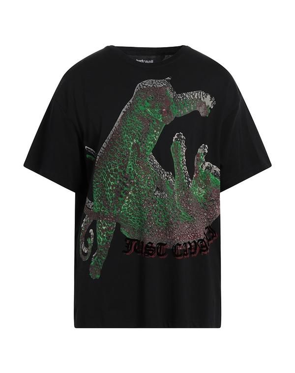 ジャストカバリ メンズ トップス Tシャツ JUST CAVALLI Ｔシャツ Black ブラック