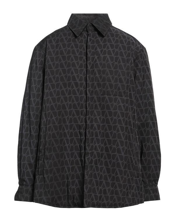 ヴァレンティノ メンズ トップス シャツ VALENTINO GARAVANI 柄入りシャツ Black ブラック