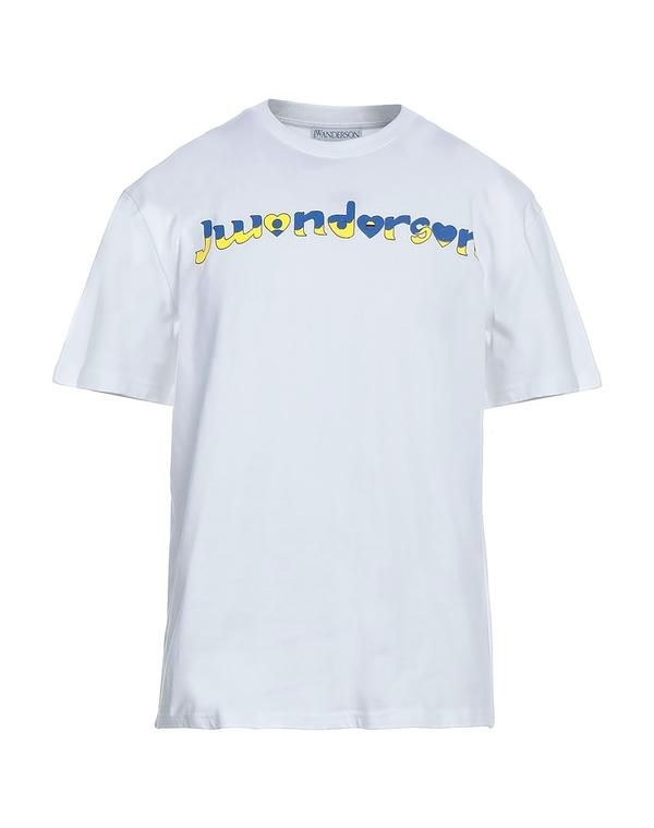 JWアンダーソン メンズ トップス Tシャツ JW ANDERSON Ｔシャツ White ホワイト