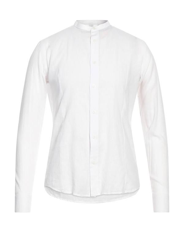 ダニエレ アレッサンドリー二 メンズ トップス シャツ DANIELE ALESSANDRINI HOMME リネンシャツ White ホワイト