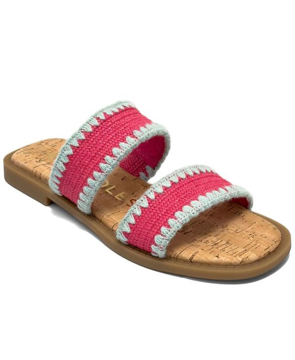 エアロソールズ レディース シューズ スリッポン・ローファー サンダル Aerosoles Womens Centro SlipOn Flat Sandals Magenta マゼンタ