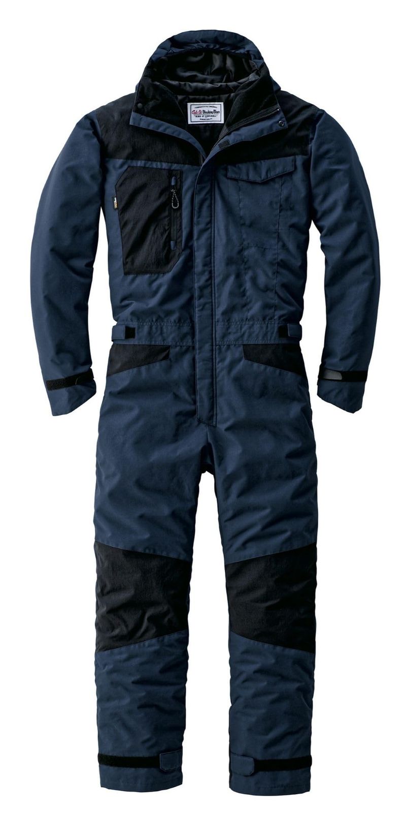 新品 山田辰 AUTO-BI 高機能防寒つなぎ服 秋冬用 ネイビーブルー 23030 001 S