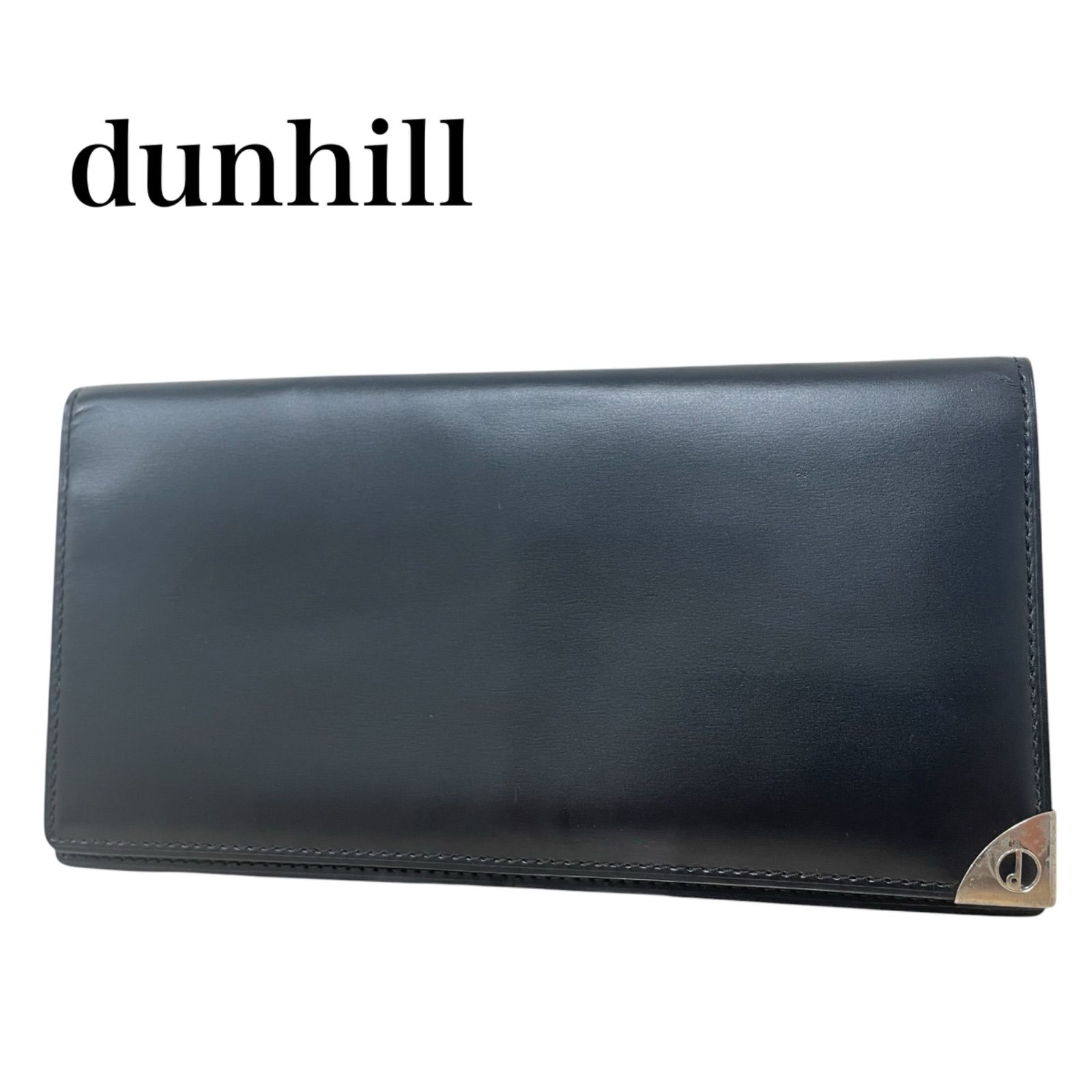 ダンヒル dunhill 長財布 札入れ ロンドンスタイル メンズ ハイブランド ヴィンテージ ブラック