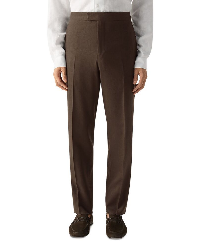 ゼニア メンズ ボトムス カジュアルパンツ ZEGNA Oasi Lino Pants Dark Brown ブラウン 184,400円