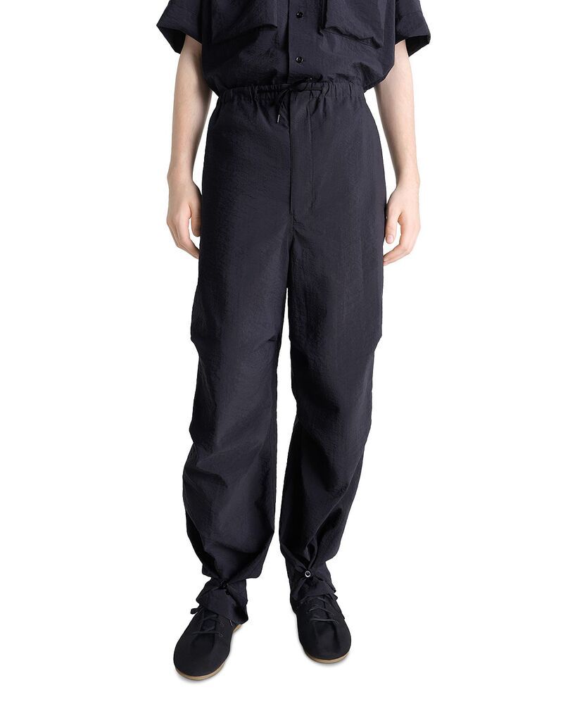 ルメール メンズ ボトムス カジュアルパンツ Lemaire Boxy Fit Parachute Pantsquid Ink