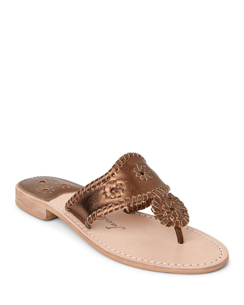 ジャックロジャース レディース シューズ サンダル Jack Rogers Womens Jacks Flat Sandals Bronze