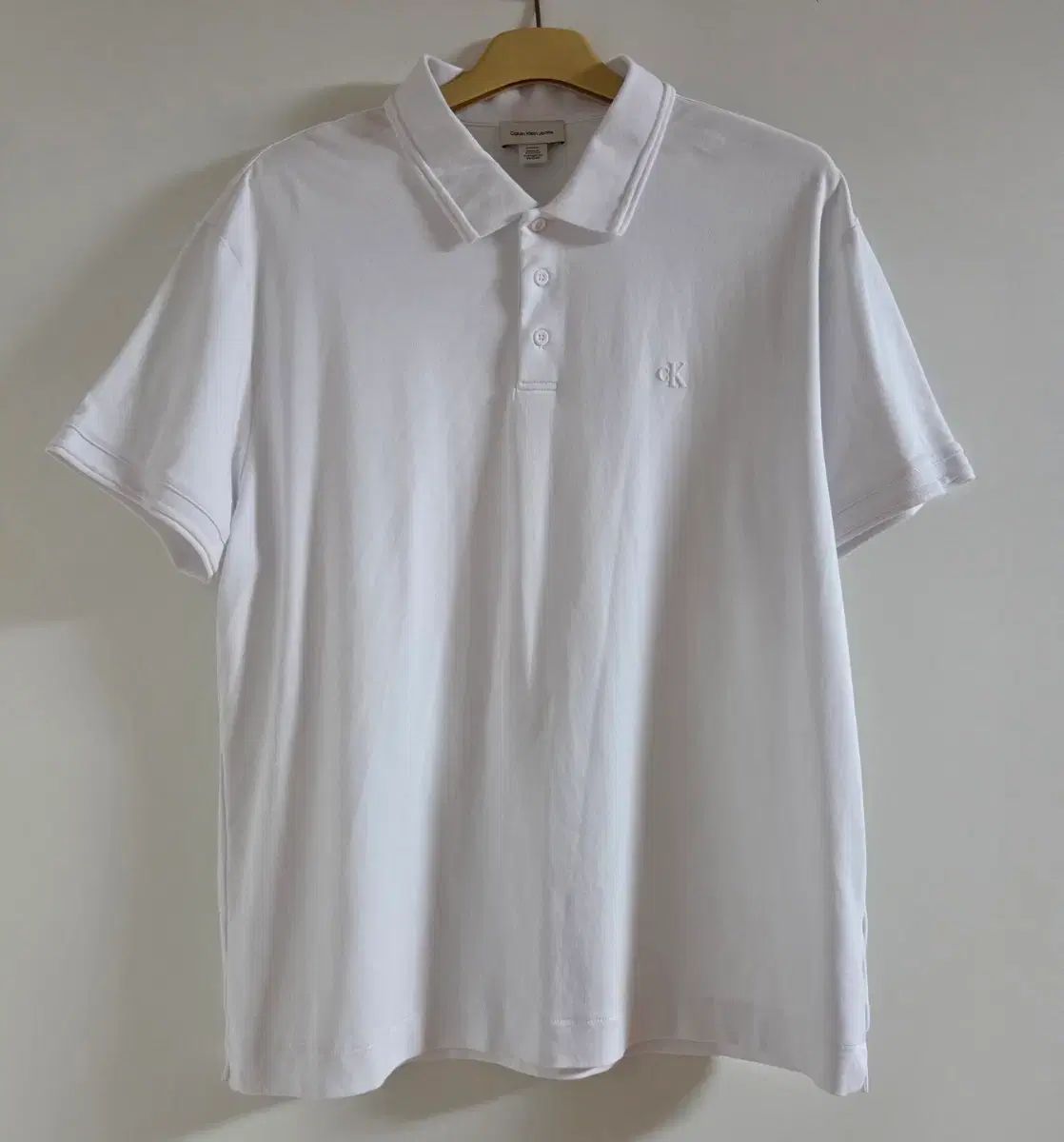 Calvin Klein Jeans(カルヴァンクラインジーンズ) メンズ レギュラーフィット インターロック ポロ 半袖 Tシャツ