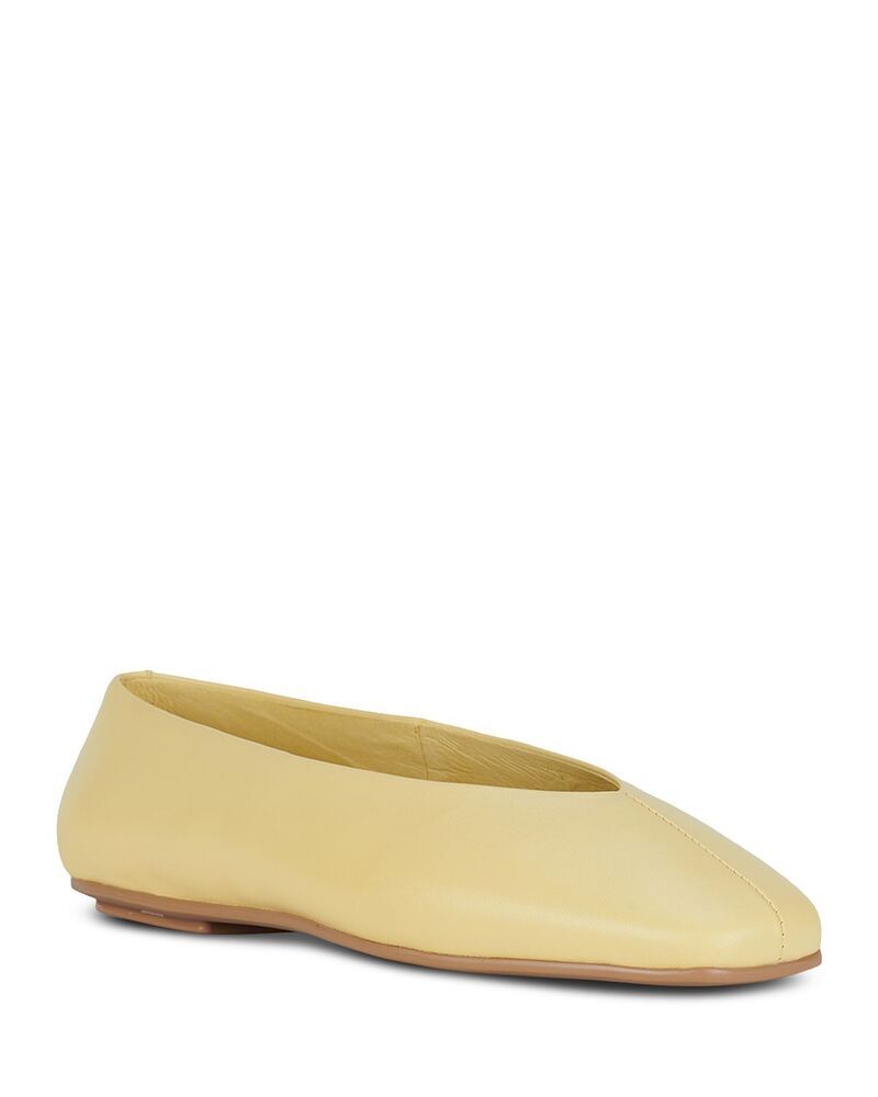 ジェフリー キャンベル レディース シューズ パンプス Jeffrey Campbell Womens Fathom Square Toe Ballet Flats Butter