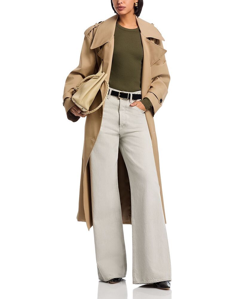 ラグアンドボーン レディース トップス Tシャツ ニット rag bone Thessential Rib Long Sleeve Knitee Dark Olive オリーブ