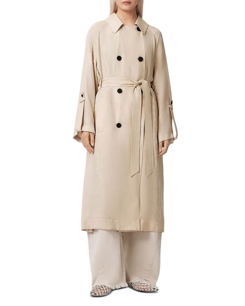 オールセインツ レディース アウター コート ALLSAINTS Lizie Trench Coat Parchment