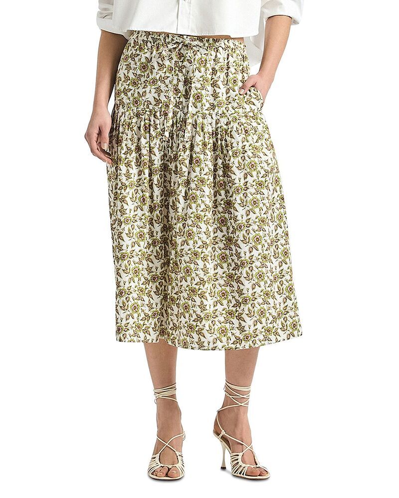 デレクラムテンクロスバイ レディース ボトムスカート ミディ Derek Lam 10 Crosby Beau Midi Skirt Greenpink ピンク