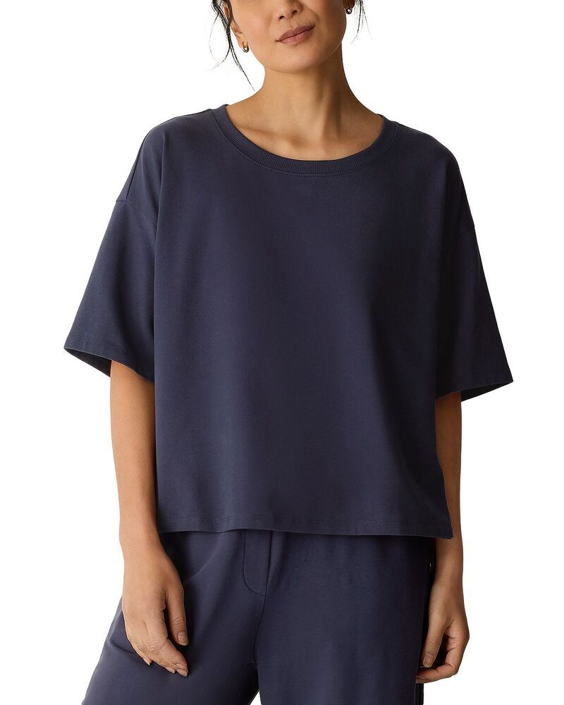 エイリーンフィッシャー レディース トップス Tシャツ クルーネック Eileen Fisher Crewneck Tee Ink
