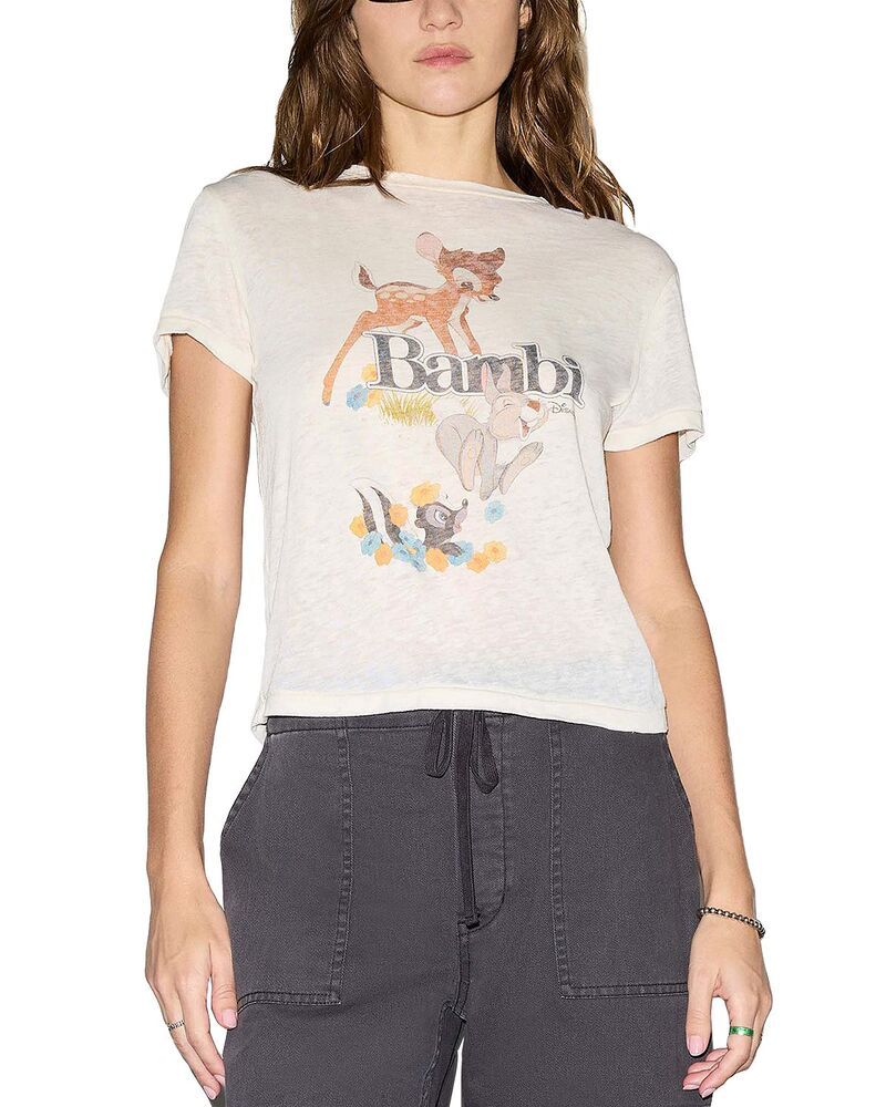 リダン レディース トップス Tシャツ REDONE Classic Bambi Tee Vintage White ホワイト