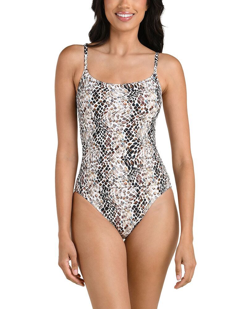 ラブランカ レディース 水着 上下セット La Blanca Wild Whispers Lingerie Mione Piece Swimsuitaupe トープ