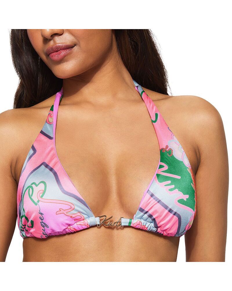 カートジェイガーロンドン レディース 水着 トップのみ KURT GEIGER LONDON Kurtriangle Bikini Top LightPastel Pink ピンク