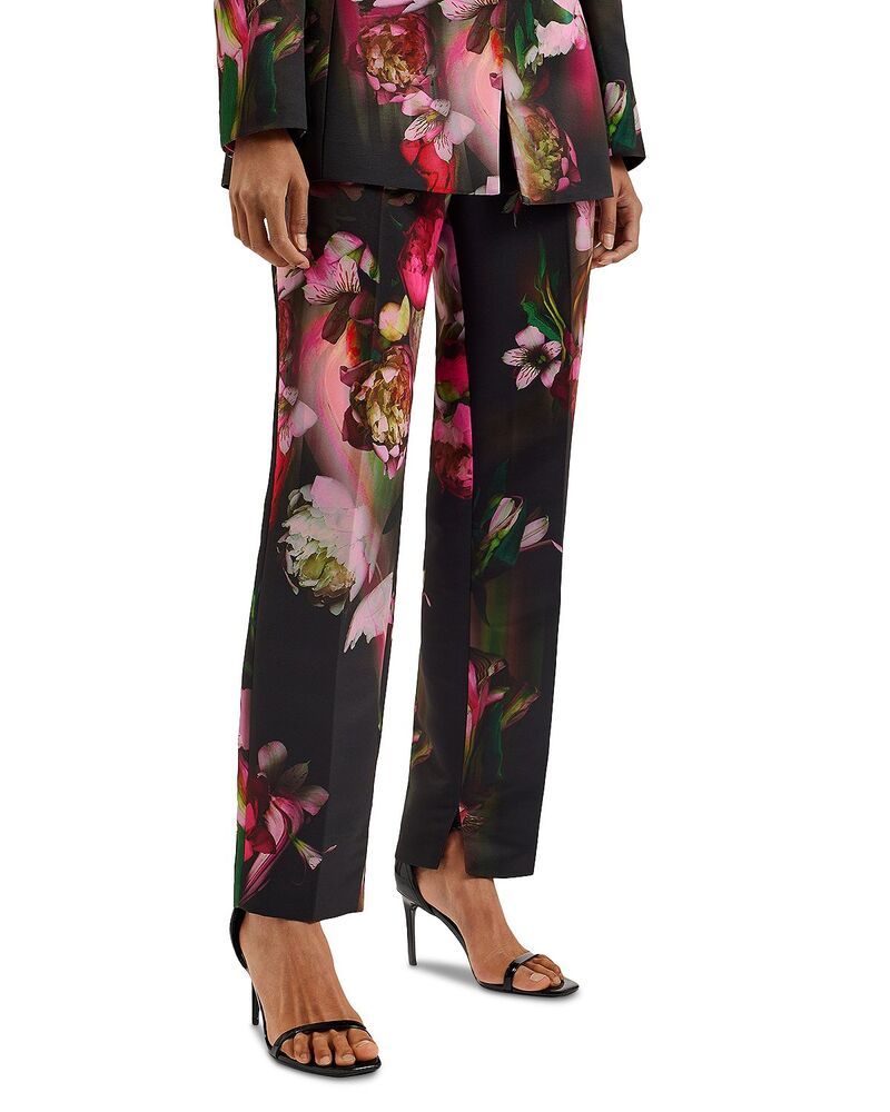 テッドベーカー レディース ボトムス カジュアルパンツ Ted Baker Okunit Slim Leg Pants Black ブラック