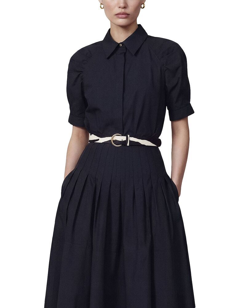マックスマーラ レディース トップス シャツ Max Mara Studio Mstamore Puff Sleeve Shirt Black ブラック