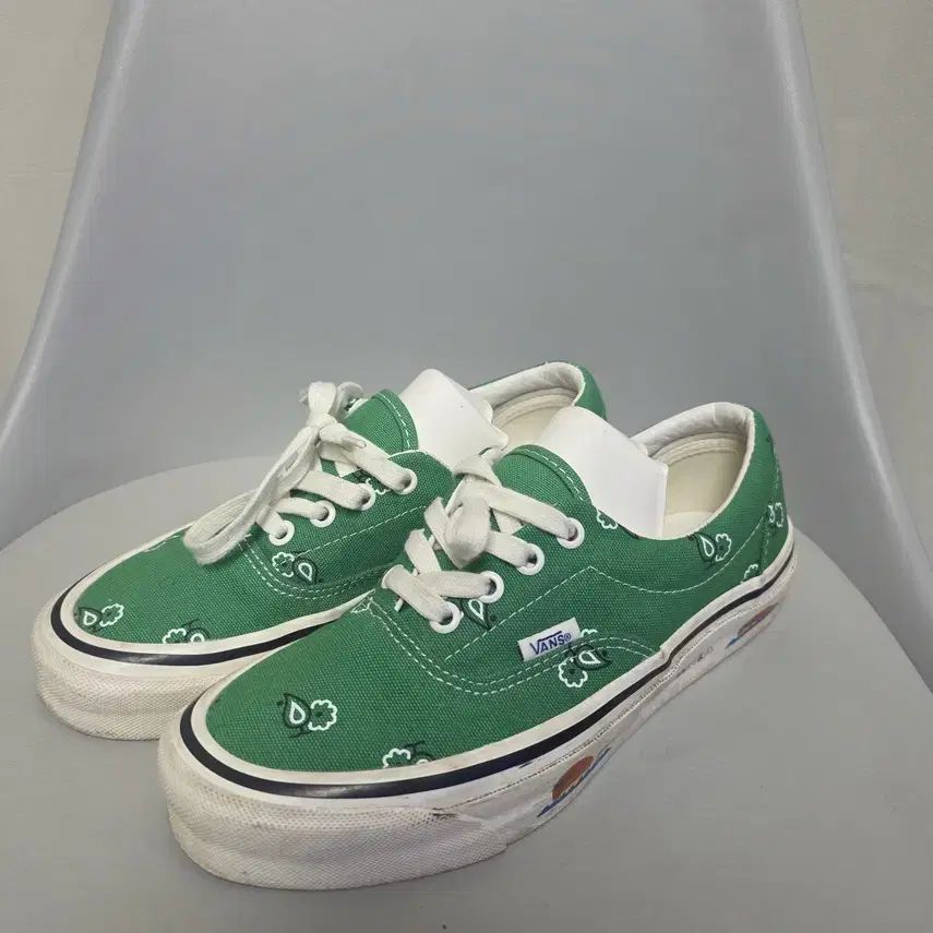 VANS レディース ヴァンズ ボルト OG エラ ベイズリー ファン グリーン 230mm