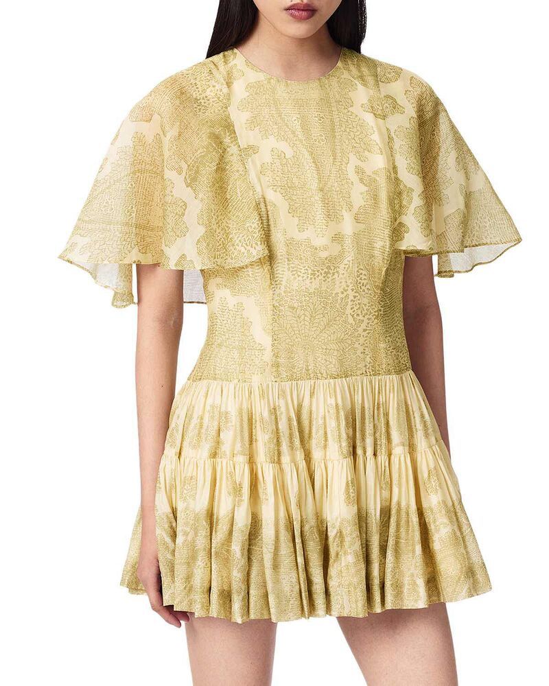 オールセインツ レディース トップス ワンピース ALLSAINTS Yanna Dress Joanne Gold ゴールド