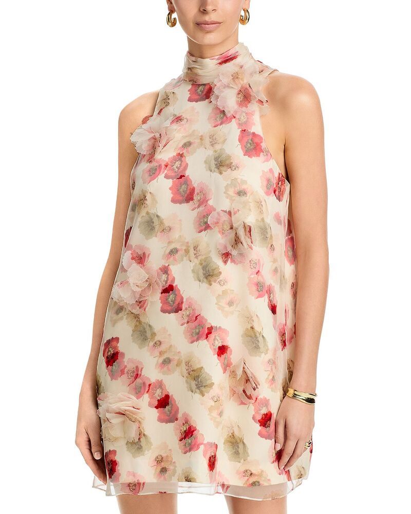 サンク セプト レディース トップス ワンピース Cinq Sept Floating Poppiesylvia Dress Gardenia Multi マルチカラー