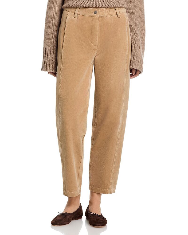 エイリーンフィッシャー レディース ボトムス カジュアルパンツ コーデュロイ アンクル Eileen Fisher Corduroy Ankle Pants Biscuit
