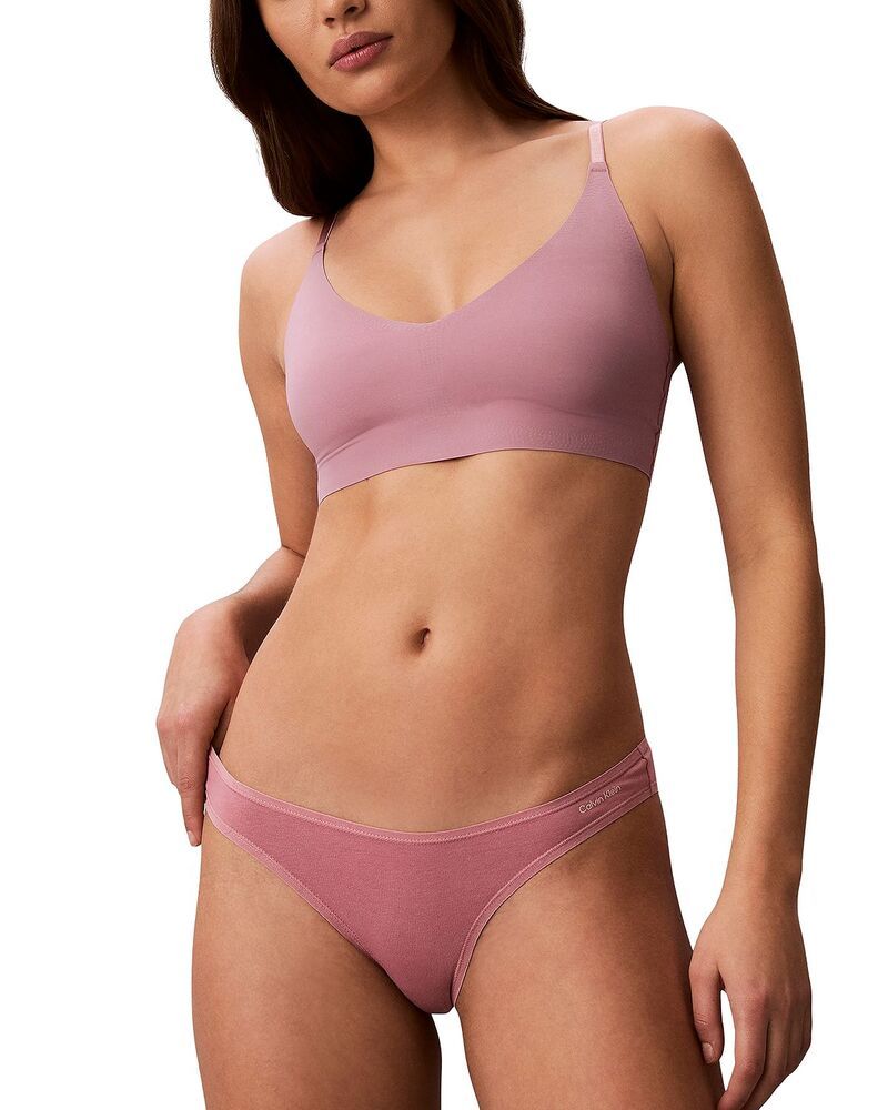 カルバンクライン レディース アンダーウェア パンツ Calvin Klein Ideal Bikini Soft Mauve