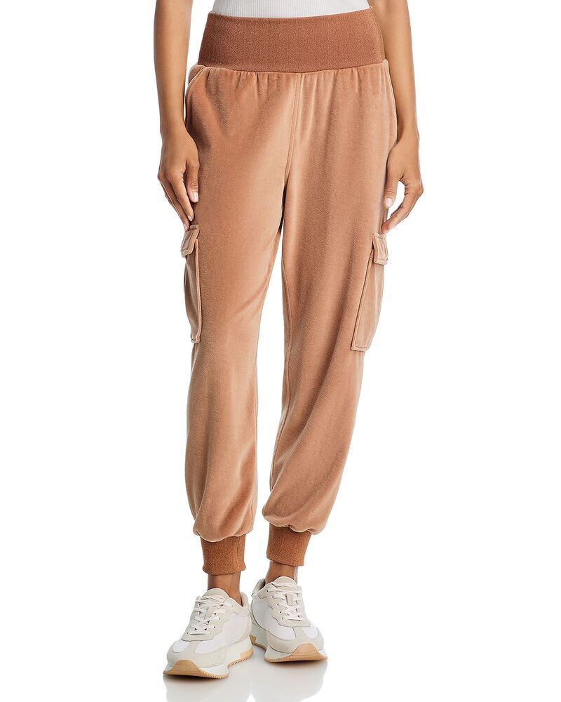 サンク セプト レディース ボトムス カジュアルパンツ Cinq Sept Velour Giles Pants Mocha モカ