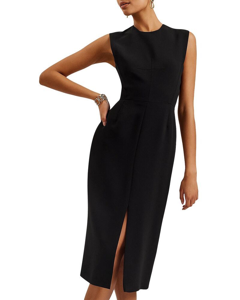 テッドベーカー レディース トップス ワンピース ミディ Ted Baker Tailored Midi Dress Black ブラック