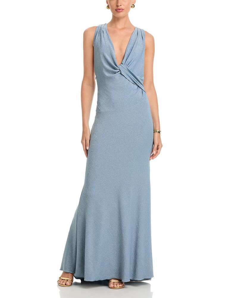 ビーシービージーマックスアズリア レディース トップス ワンピース ニット BCBGMAXAZRIA Demi Knit Gown Wedgewood Blue ブルー