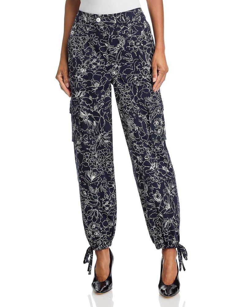 サンク セプト レディース ボトムス カジュアルパンツ Cinq Sept Garden Doodle Zola Pants NavyWhite ホワイト