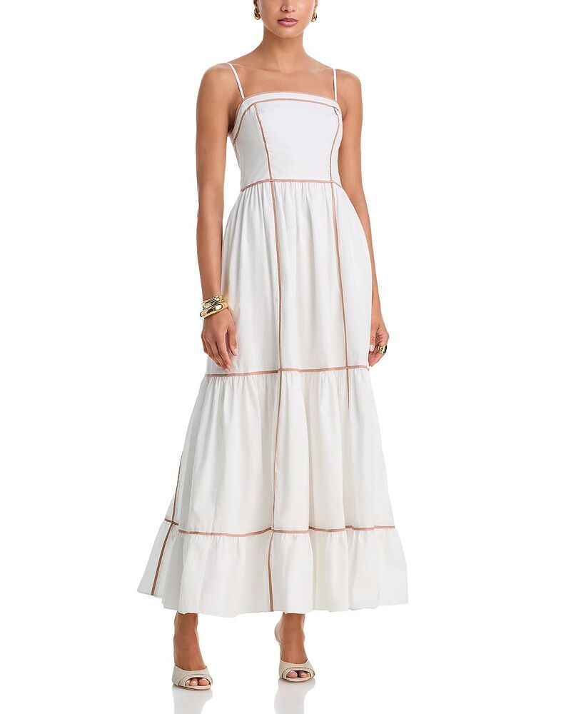 フレンチコネクション レディース トップス ワンピース FRENCH CONNECTION Cambria Piped Trim Dressummer White ホワイト