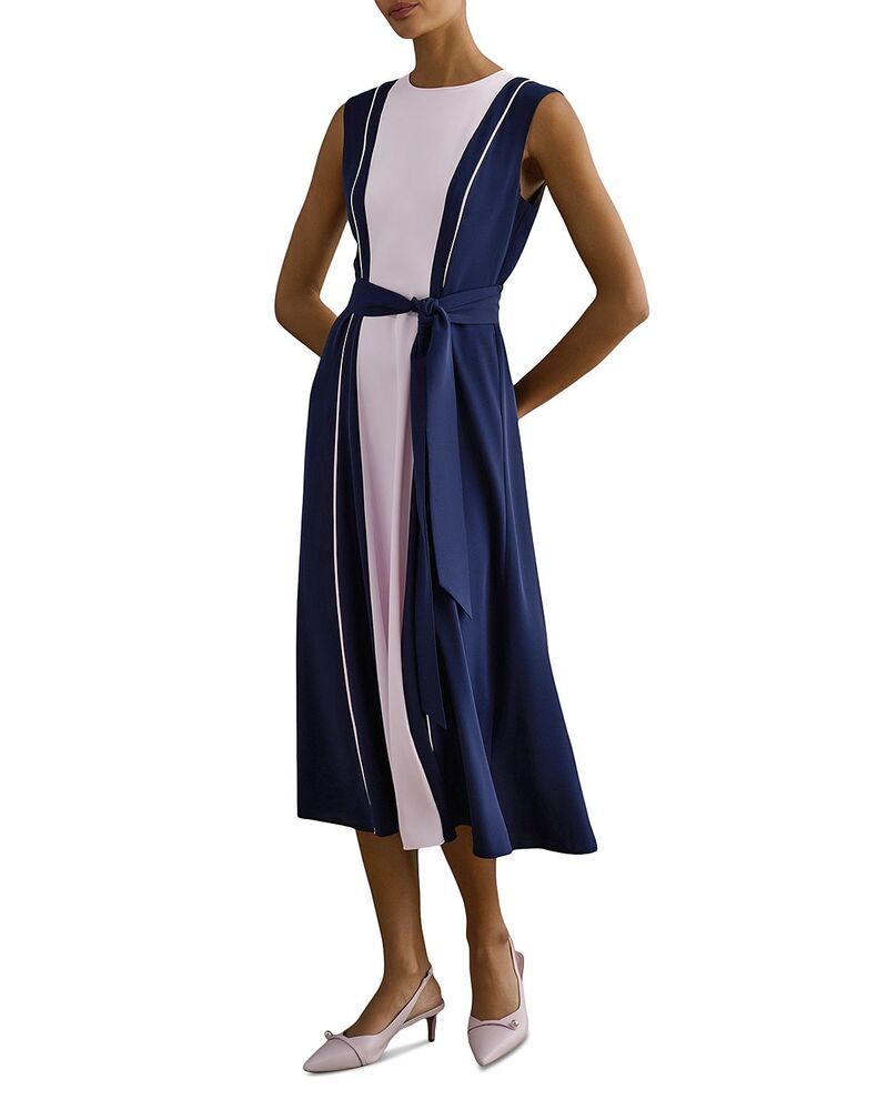 ホッブスロンドン レディース トップス ワンピース プチ HOBBS LONDON Petites Louise Dress Midnight Purple パープル