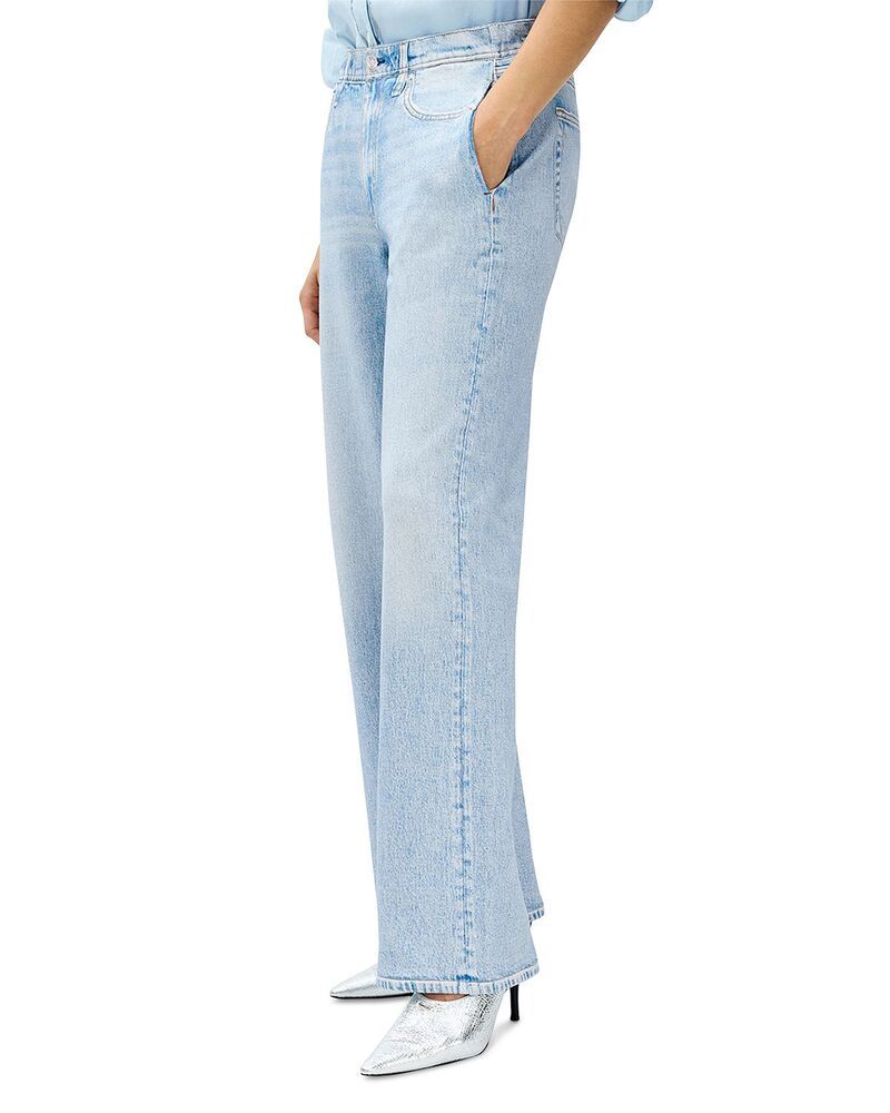 ラグアンドボーン レディース ボトムス デニムパンツ ワイドレッグ パイル コットン ジーンズ rag bone rb Miramar Mid Rise Wide Leg Cotton Terry Sweatpant Jeans Aria