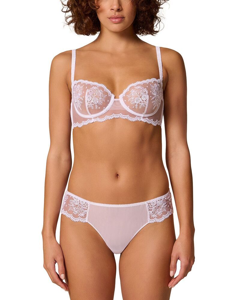 シモーヌペレール レディース アンダーウェア ブラジャー Simone Perele Intrigue Demi Bra White ホワイト シモーヌペレール レディース アンダーウェア ブラジャー Simone Perele Intrigue Demi Bra White ホワイト