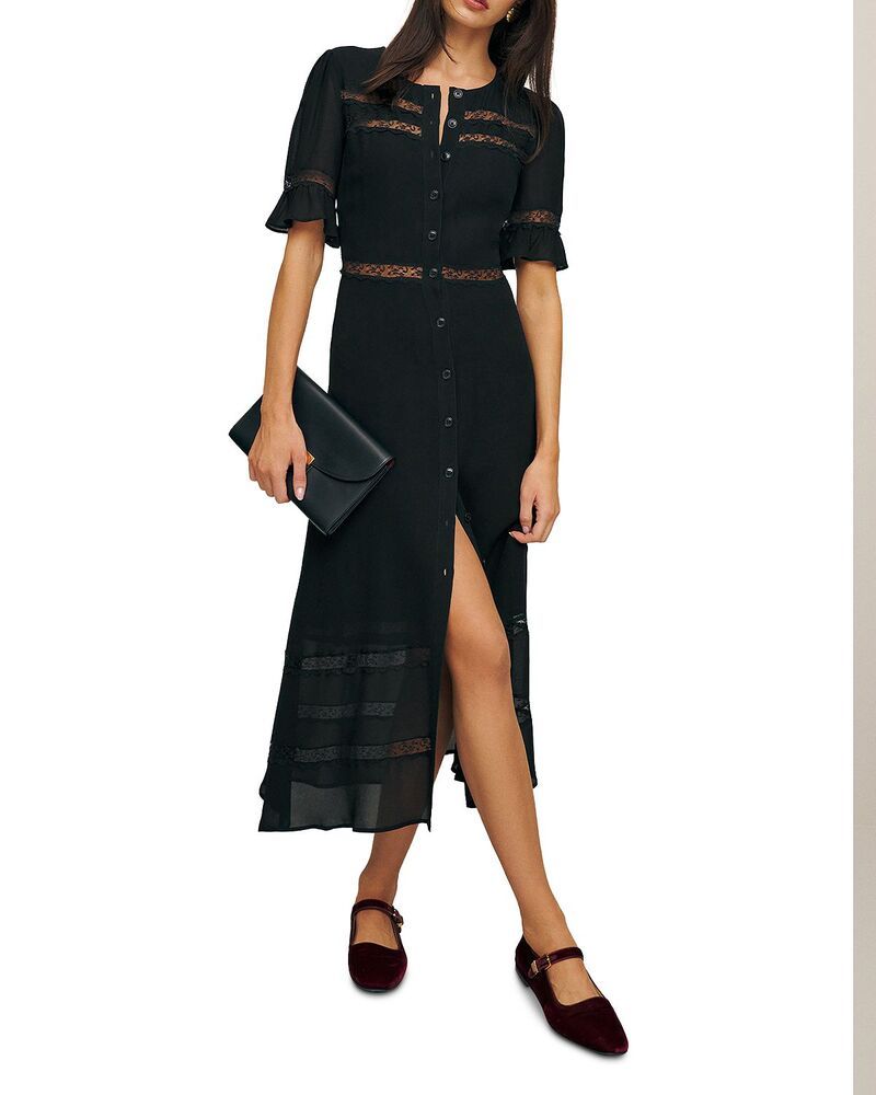 リフォーメーション レディース トップス ワンピース Reformation Woodson Dress Black ブラック