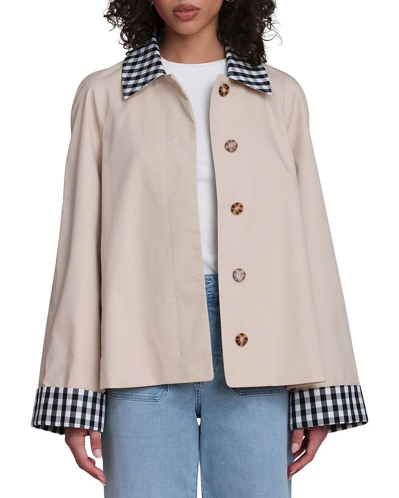 バガテル レディース アウター コート Bagatelle Crop Trench Coat Sand サンド