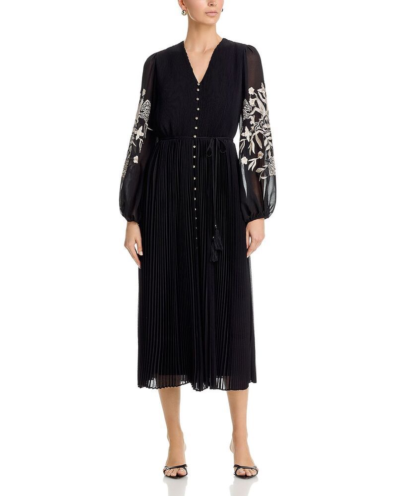 エリータハリ レディース トップス ワンピース Elie Tahari The Amanda Dress Noir