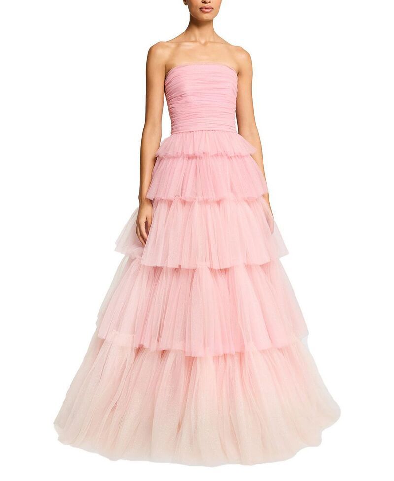ジェニー・パッカム レディース トップス ワンピース ティアード Jenny Packham Adore Tiered Bow Gown Blossombre