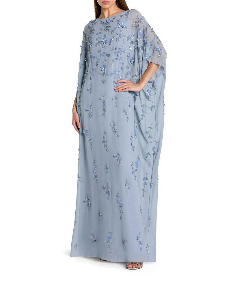 マックダガル レディース トップス ワンピース Mac Duggal Embellished Trapezeveningown Powder Blue ブルー 105,490円