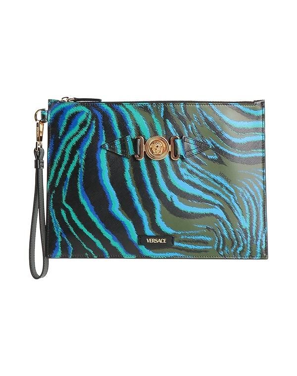 ヴェルサーチ メンズ バッグ VERSACE ハンドバッグ Black ブラック