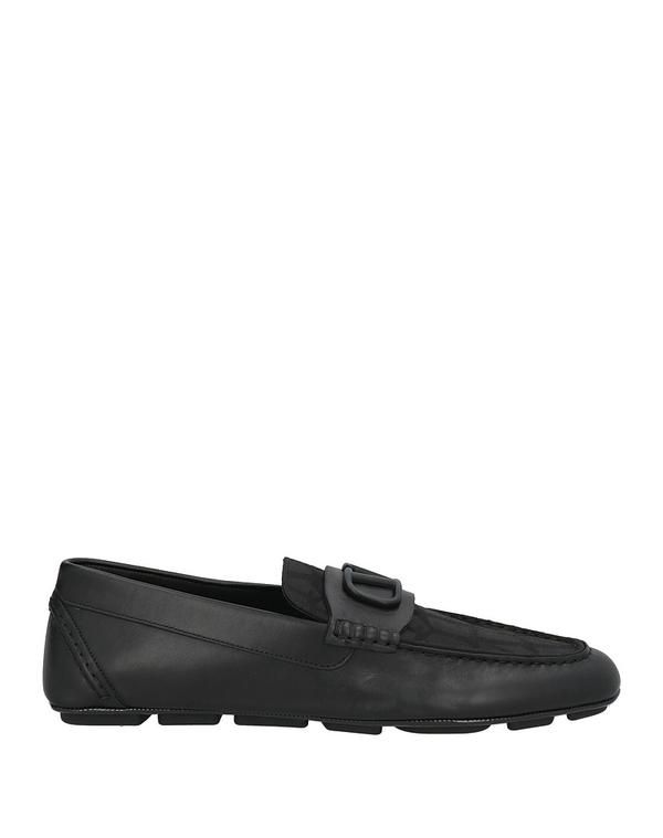 ヴァレンティノ メンズ シューズ スリッポン・ローファー VALENTINO GARAVANI モカシン Black ブラック