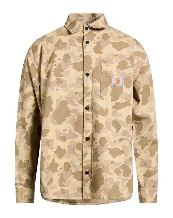 カーハート メンズ トップス シャツ CARHARTT 柄入りシャツ Beige ベージュ