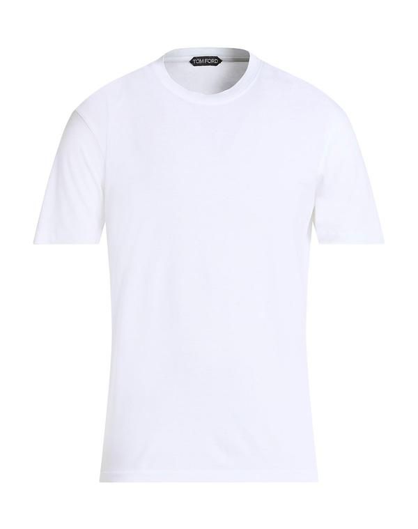 トム・フォード メンズ トップス Tシャツ TOM FORD ベーシック Tシャツ White ホワイト