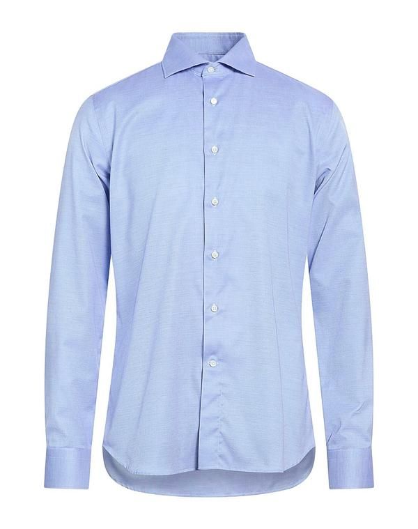 カナーリ メンズ トップス シャツ CANALI 無地シャツ Blue Gray グレー