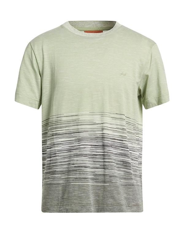 ミッソーニ メンズ トップス Tシャツ MISSONI Ｔシャツ Light Green グリーン