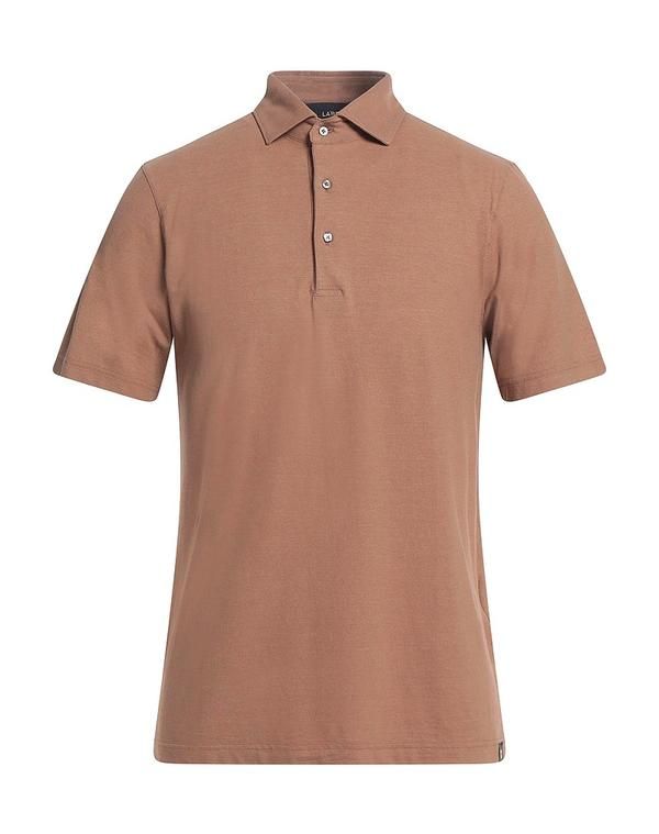 ラルディーニ メンズ トップス ポロシャツ LARDINI ポロシャツ Camel キャメル