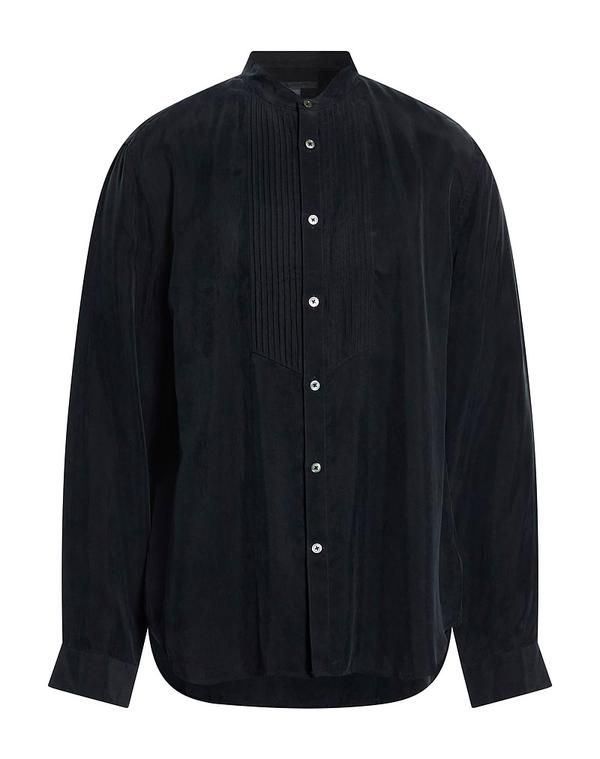ジョンバルベイトス メンズ トップス シャツ JOHN VARVATOS 無地シャツ Black ブラック