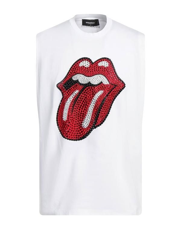 ディースクエアード メンズ トップス Tシャツ DSQUARED2 Ｔシャツ White ホワイト