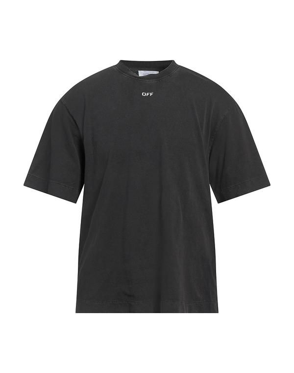 オフホワイト メンズ トップス Tシャツ OFFWHITE Ｔシャツ Charcoal チャコール