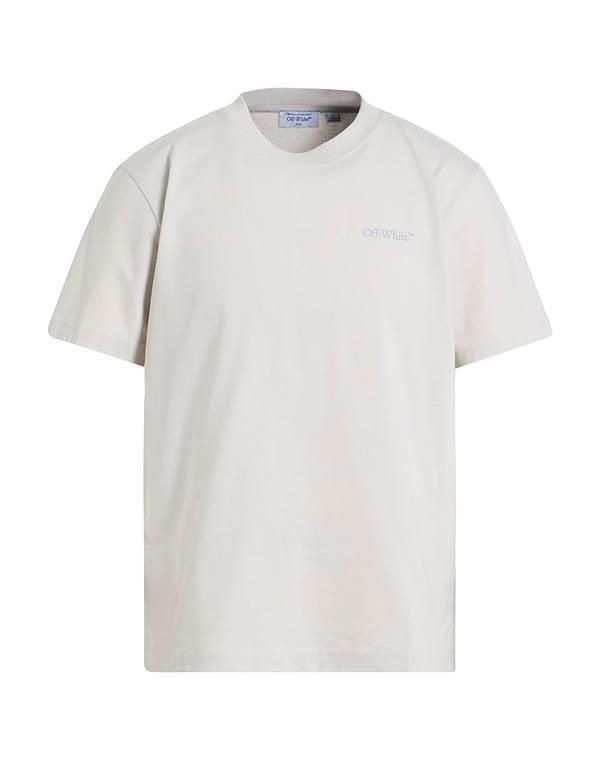 オフホワイト メンズ トップス Tシャツ OFFWHITE ベーシック Tシャツ Light Gray グレー